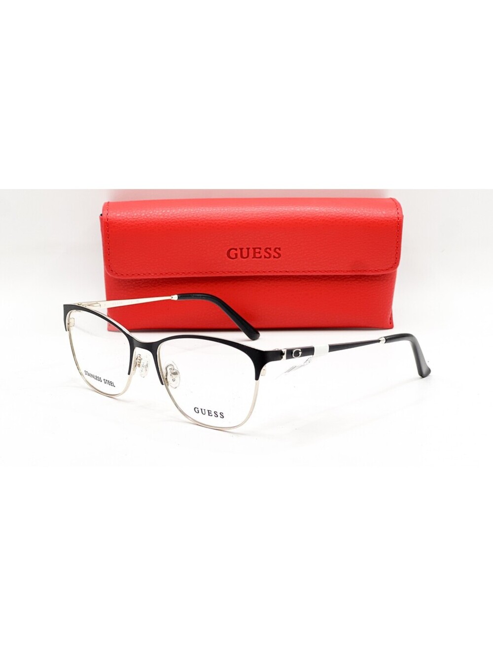 Guess Gu2583 002 Matte Black Authentic Eyeglasses W Case 53-17-135